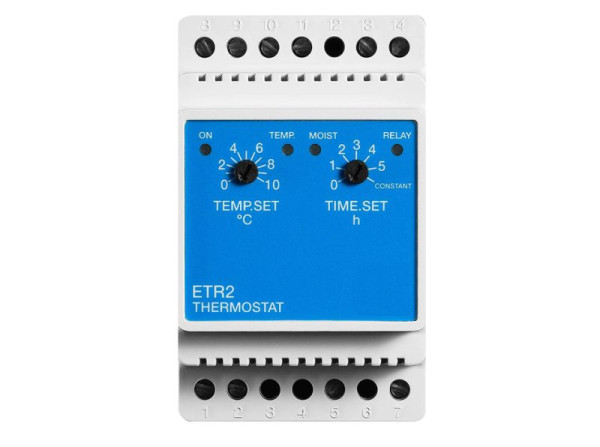 Warmup ETR2-1550 Thermostat de fonte de neige 1550, pour contrôler la fonte de la glace et de la neige jusqu'à -10º, 11kW, DEETR2-1550