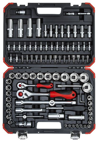 GEDORE jeu de clés à douilles rouges 1/4+1/2 94 pièces, 3300057