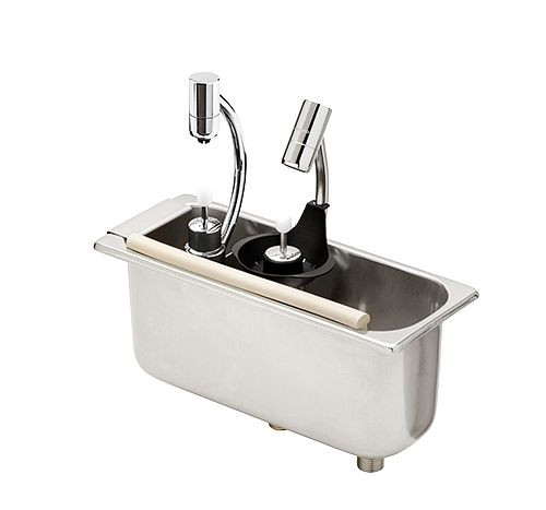 Lölsberg i.ScoopAir Comfort Silver D système de douche portionneur et sèche-linge pour portionneurs (version encastrable), 951 002D