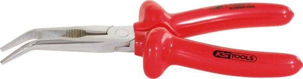 KS Tools Pince à bec effilé 1000 V, courbée, 160 mm, 117.1294