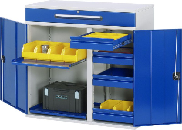 Bureau debout avec armoire latérale RAU - modèle 35, L1100 x P520 x H1060 mm, 07-1100T-M35.11