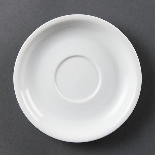 Soucoupes blanches OLYMPIA pour CB462, UE : 12 pièces, CB463