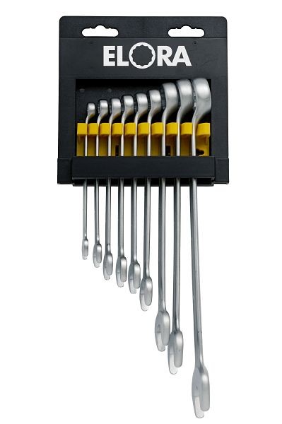 Jeu de clés mixtes ELORA DIN 3113, forme B, 9 pièces 8-22 mm, 205-KH 9, 0205500902000