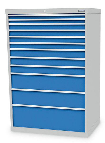 Armoire à tiroirs Bedrunka+Hirth, profondeur 736 mm, R 36-24, 1005 x 736 x 1519 mm, hauteur des panneaux en mm : 2x50, 4x75, 3x100, 2x200, 1x300, 115/24321V10