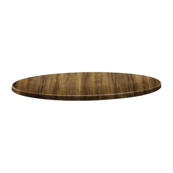Topalit Classic Line plateau de table rond bois de cerisier Atacama 70cm, DR928