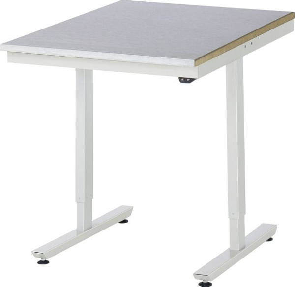 Table de travail RAU série adlatus 150, L750 x P1000 x H720-1120 mm, 08-AT-075-100-ES