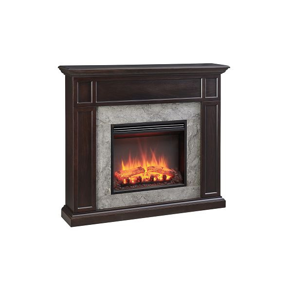 Cheminée électrique RICHEN Arthur, 2000 W, marron foncé, EF321A-MT321D-EO