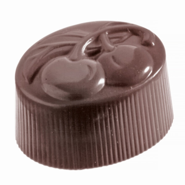 Moule à chocolat Schneider praliné avec cerises sur le dessus, 32x24x20 mm -275x135 mm, 421134