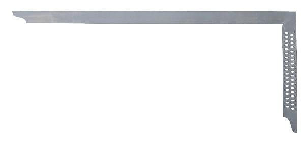 Hedue Carpenter Square ZN avec des trous de marquage, longueur: 1000 mm, Z301