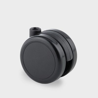Roulette pivotante TENTE-ROLLEN, roue Ø 75 mm, capacité de charge 50 kg, hauteur 77 mm, D 75 Shore, 5920UOI075L51-10 DOM20
