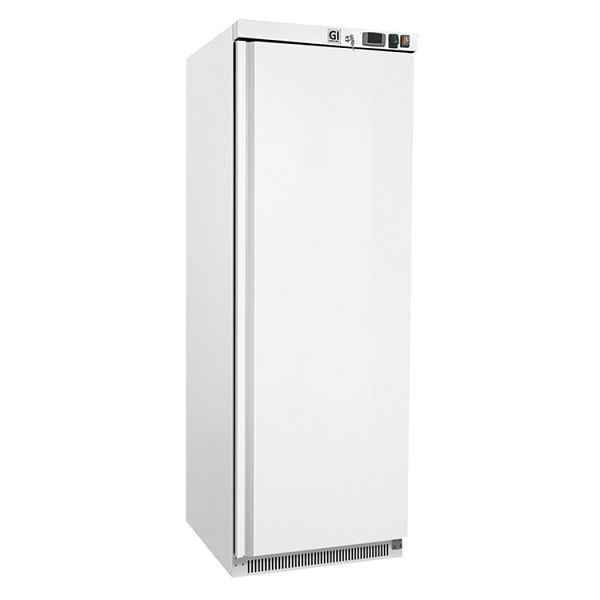 Congélateur Gastro-Inox en acier blanc 400 litres, réfrigéré statique, capacité nette 360 litres, 201.105