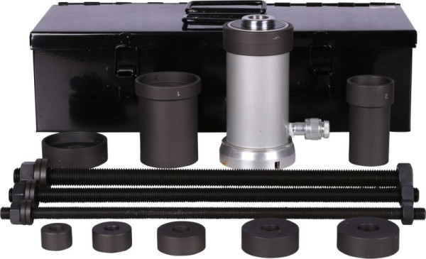 KS Tools Jeu de manchons de traction universels avec vérin hydraulique 18 t, 24 pièces, 460.3755
