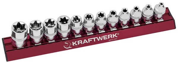 Jeu de clés à douilles externes Kraftwerk TX 3/8", MAGALU, 12 pièces, 220099