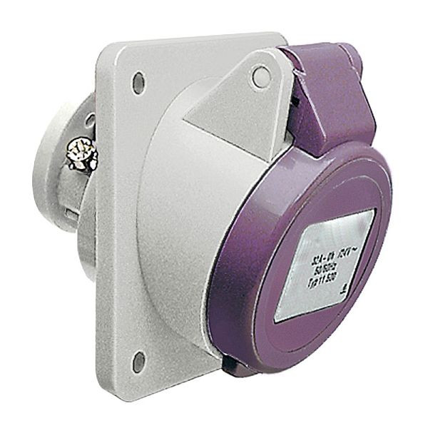 ELSPRO CEE-Einbausteckdose 2polig/16A/24V/schräg, AD2412S