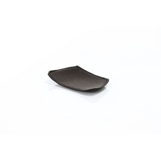 Bandeau anti-transpiration arrière ELMAG, ~ 140x85 mm en vrac - 'Textile/Noir', 58386