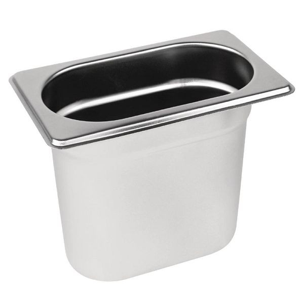 Conteneur Vogue GN en acier inoxydable 15cm GN1/9, K826