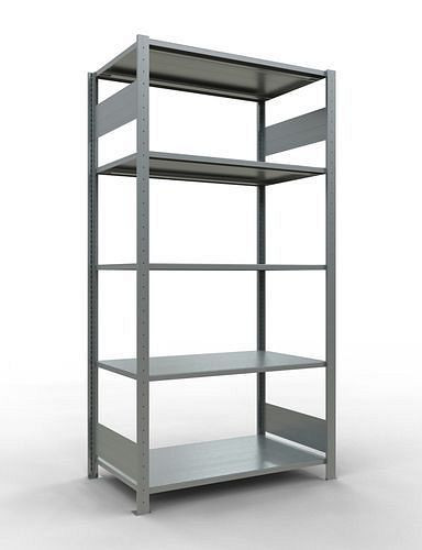 Rayonnage à étagères Schulte, champ de base, 5 niveaux de rangement, charge du compartiment 150 kg, 1060 x 636 x 2000 mm, 278799