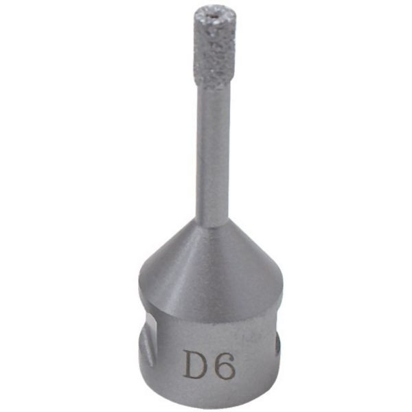 Foret Karl Dahm diamant (sec) avec refroidissement paraffine, Ø 6 mm, 50321