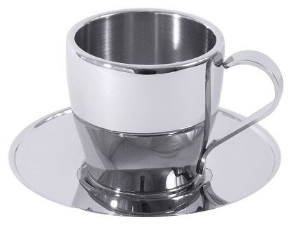 Tasse à expresso Contacto 0,08 l avec soucoupe, 5140/001