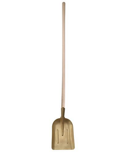 Godet de lestage DENIOS avec poignée droite, 280 x 380 x 1400 mm, anti-étincelles, 262-923