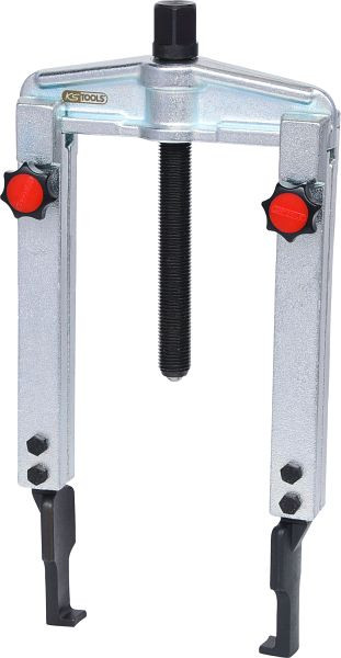 Extracteur universel à dégagement rapide KS Tools à 2 bras avec crochets extrêmement fins et allongés, 20-90 mm, 200 mm, 2,5 t, 620.0063