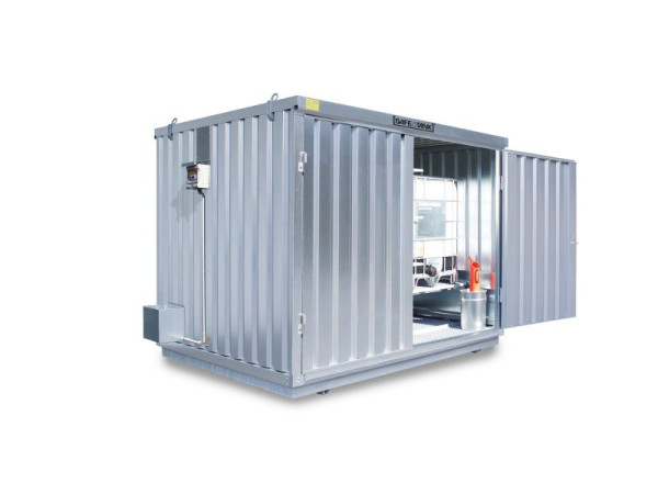 SÄBU SAFE Tank 1000 KTC ALG (installation extérieure), galvanisé, assemblé, 3350 x 2170 x 2310 mm