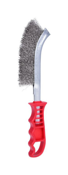 KS Tools brosse métallique à usage général en fil d'acier inoxydable, 250 mm, 201.2301