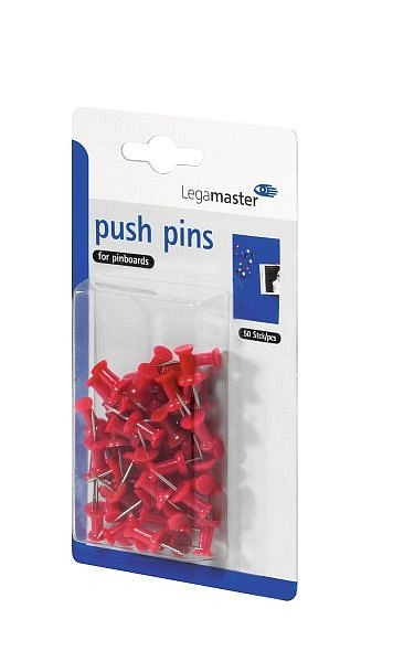 Punaises Legamaster rouges, UE : 50 pièces, 7-145102