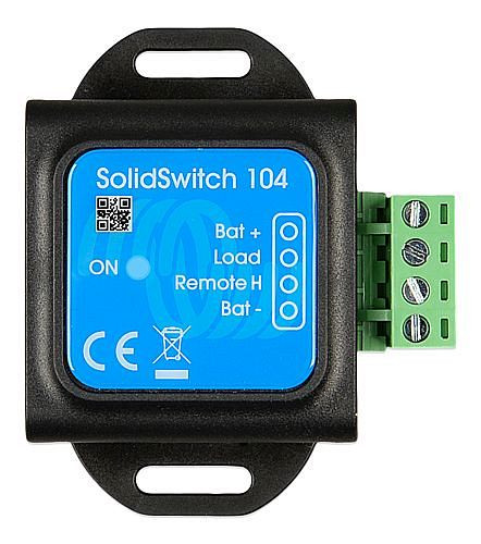 Interrupteur Victron Energy SolidSwitch 104, pour charges CC, 8-67-015865, BMS800200104