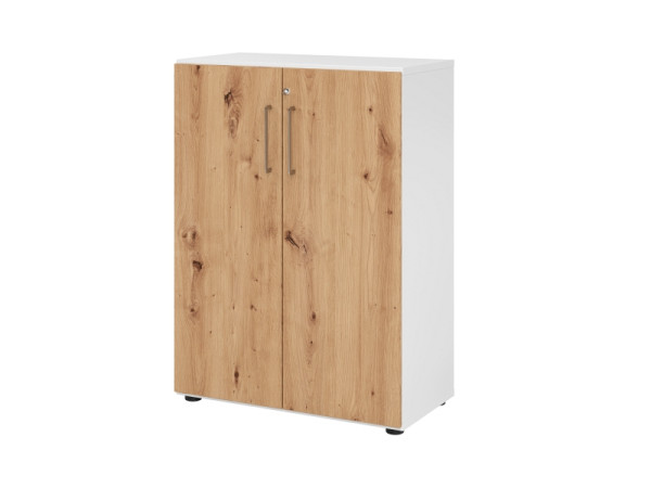 Armoire Hammerbacher 3OH 938T3 blanc/chêne noué, V938T3/W/R/BS