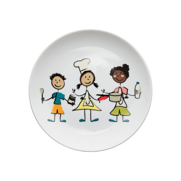 Vaisselle enfant en porcelaine Stalgast Assiette plate Ø 165 mm, PZ7711165