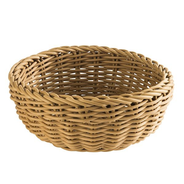 Panier APS, rond, Ø 20 cm, hauteur : 8 cm, polypropylène, beige, -PROFI LINE-, 50606