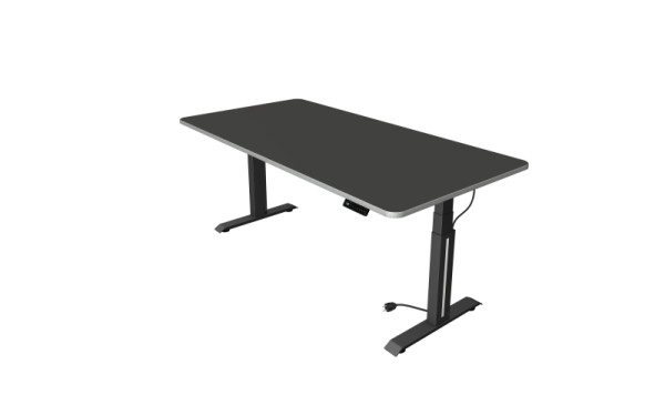 Kerkmann Move Professional table assis/debout, L 2000 x P 1000 mm, réglable en hauteur électriquement de 640 à 1290 mm, anthracite, 10070913