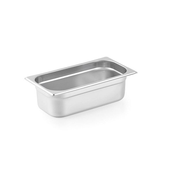 Vaiotec TOPLINE Récipient gastronorme GN 1/3 - 100 mm, acier inoxydable AISI 304, 32,5x17,6x10 cm, 10627