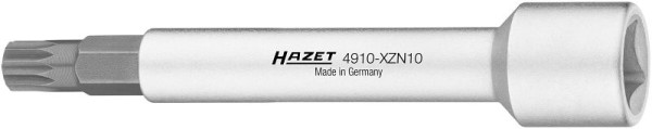 Contre-support Hazet pour tige de piston, carré 12,5 mm (1/2 pouce), profil interne à dents multiples XZN, M10, 4910-XZN10