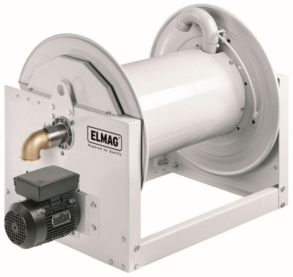 Enrouleur de tuyau industriel ELMAG série 700 / L 410, entraînement électrique 24V pour pétrole et produits similaires, 70 bar, 43613