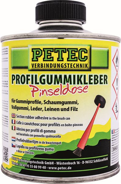 Petec profilé adhésif en caoutchouc, 350 ml, VE: 12 pièces, 93835