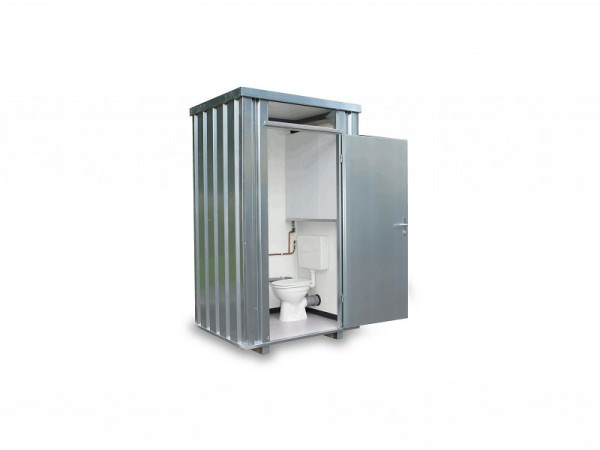Boîte de toilette FLADAFI TB 2704, galvanisée, assemblée, avec réservoir d'eau douce 160 L, 1400 x 1250 x 2425 mm