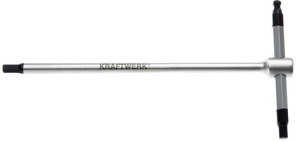 Clé en L Kraftwerk avec poignée en T pour vis à six pans creux 8 mm, 2593-08