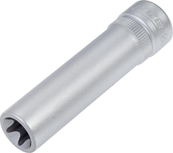 Insert pour clé à douille Hazet TORX®, carré creux 10 mm (3/8 pouce), profil extérieur TORX®, E12, version longue, 880LG-E12
