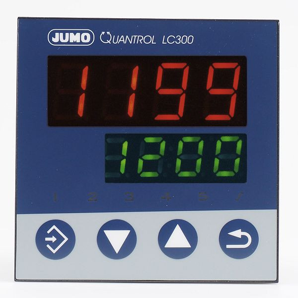 Régulateur compact JUMO, format 96x96 mm, AC 110 à 240 V, nombre de contacts normalement ouverts : 1, une sortie relais, 00605310