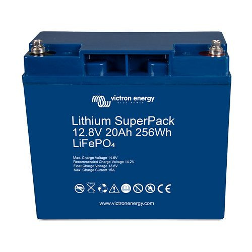 Batterie Victron Energy Lithium SuperPack 12,8 V/20 Ah, 1-67-012425, BAT512020705
