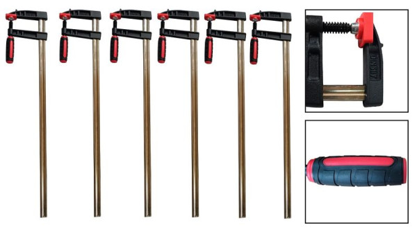 VaGo-Tools pince à vis professionnelle 800x120 mm pince pince à colle pince fonte malléable, UE: 6 pièces, 220-007x6_dv