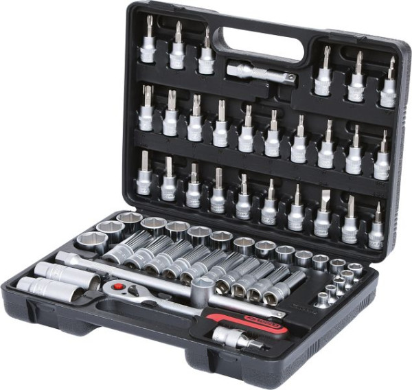 KS Tools Jeu de clés à douilles 3/8", 61 pièces, 911.0661