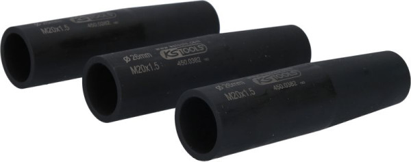 Jeu de centrage de boulons de roue et de douilles de protection KS Tools, M20x1,5, Ø26,0 mm, 450.0375