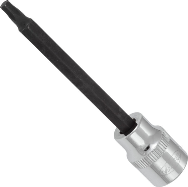 Embout de tournevis VIGOR TORX, carré creux 10 mm (3/8"), profil TORX interne, T25, longueur : 93 mm, pour fonctionnement manuel, V6085