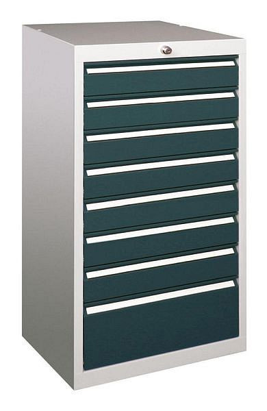 Armoire à outils PAVOY avec guides à rouleaux, capacité de charge 50 kg, largeur de l'armoire 500 mm, hauteur 1000 mm, 43453-100-002