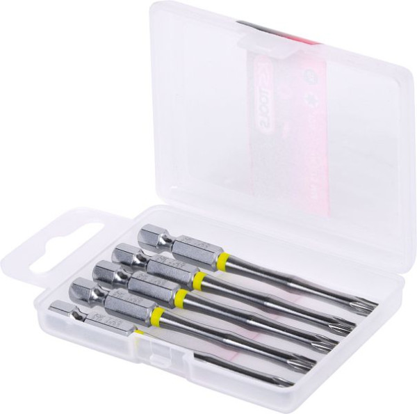 KS Tools Embout TORSIONpower 1/4" Torx, 75 mm, T25, paquet de 5, 918.3566