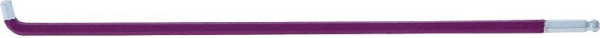 KS Tools Clé Allen à tête sphérique, XL, 2,5 mm, coudée à 108°, 151.4423