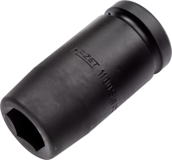Impact Hazet, douille tournevis machine, six pans, carré creux 25 mm, profil six pans mâle, 30 mm, version longue, 1100SLG-30